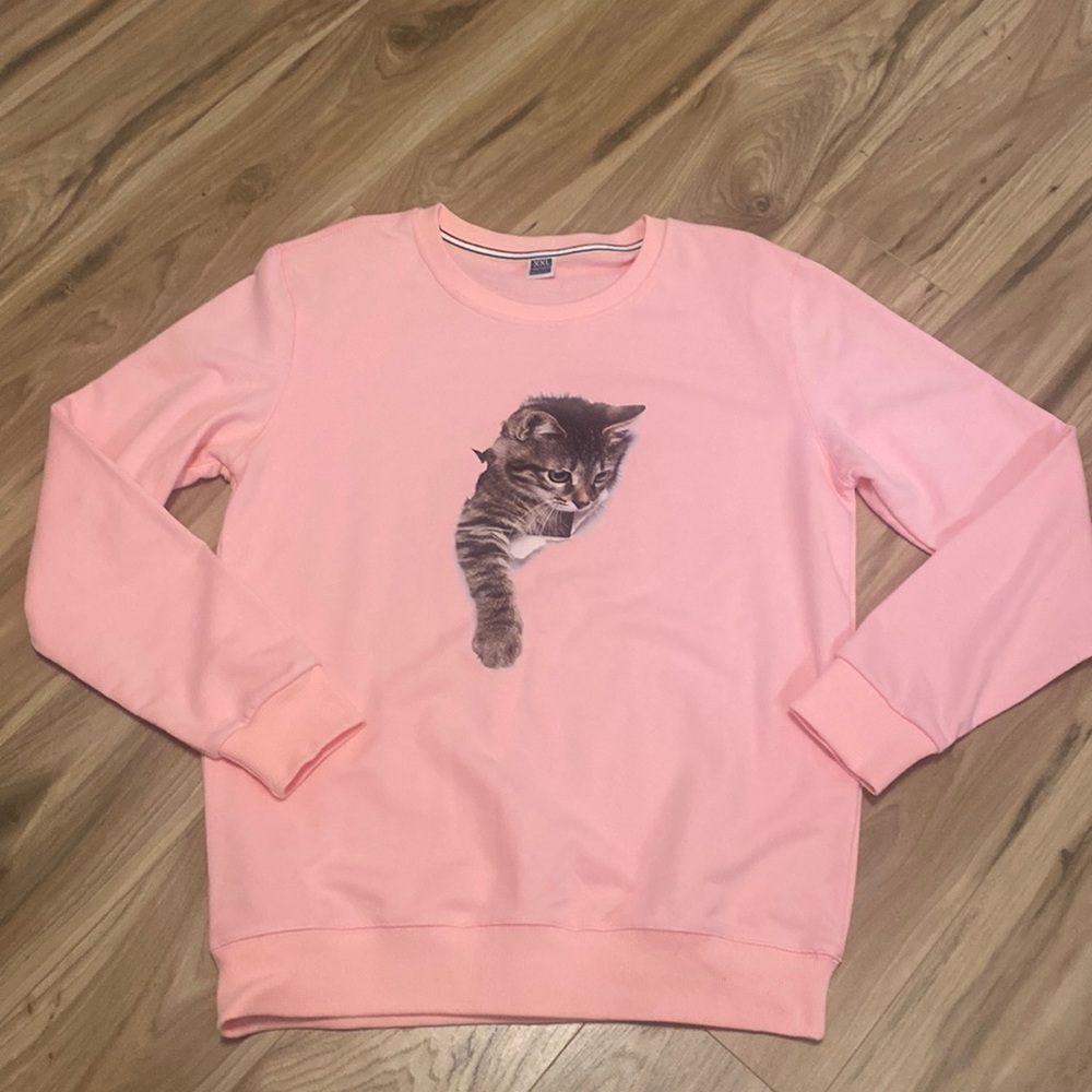 Kitten Crewneck Sweatshirt
